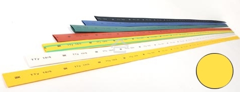 Термоусадочная трубка ТТУ 8/4 желтая 1 м UDRS-D8-1-K05 IEK