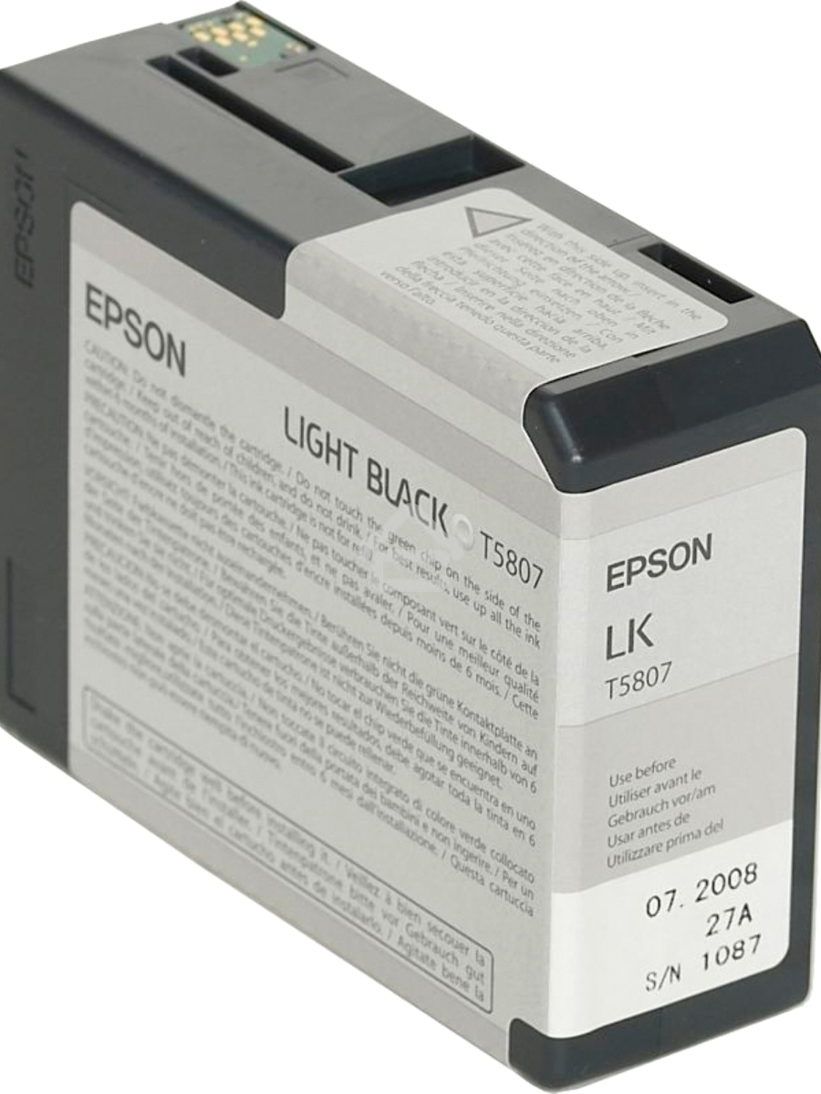 Струйный картридж EPSON C13T580700 для Stylus Pro 3800 80 мл light black