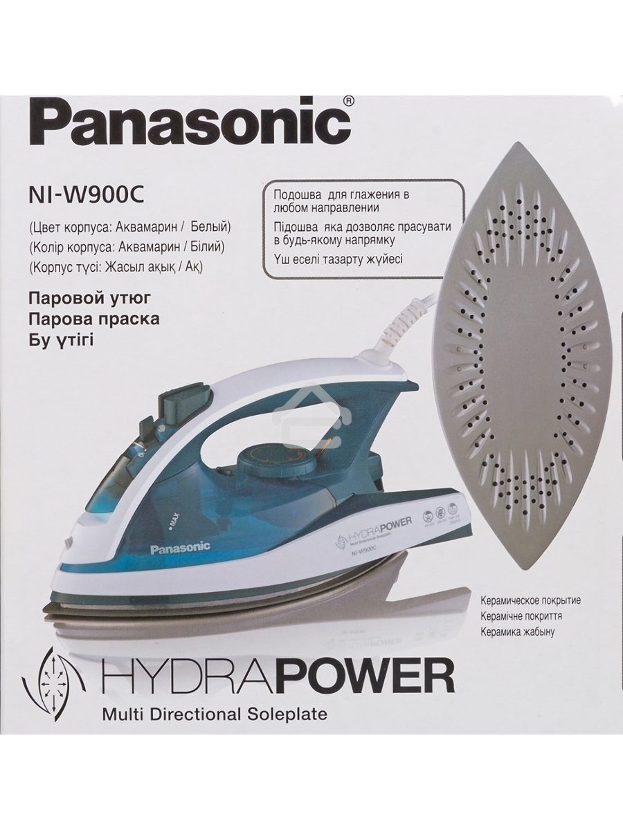 Утюг Panasonic NI-W900CMTW 2400Вт белый/голубой