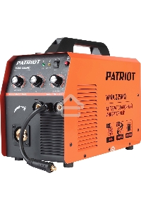 Сварочный аппарат PATRIOT WMA 225MQ (605301755)  инверторный mig/mag/mma стальной и флюс. провлокой