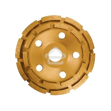 Чашка алмазная зачистная Matrix, 125 мм, Двухрядная