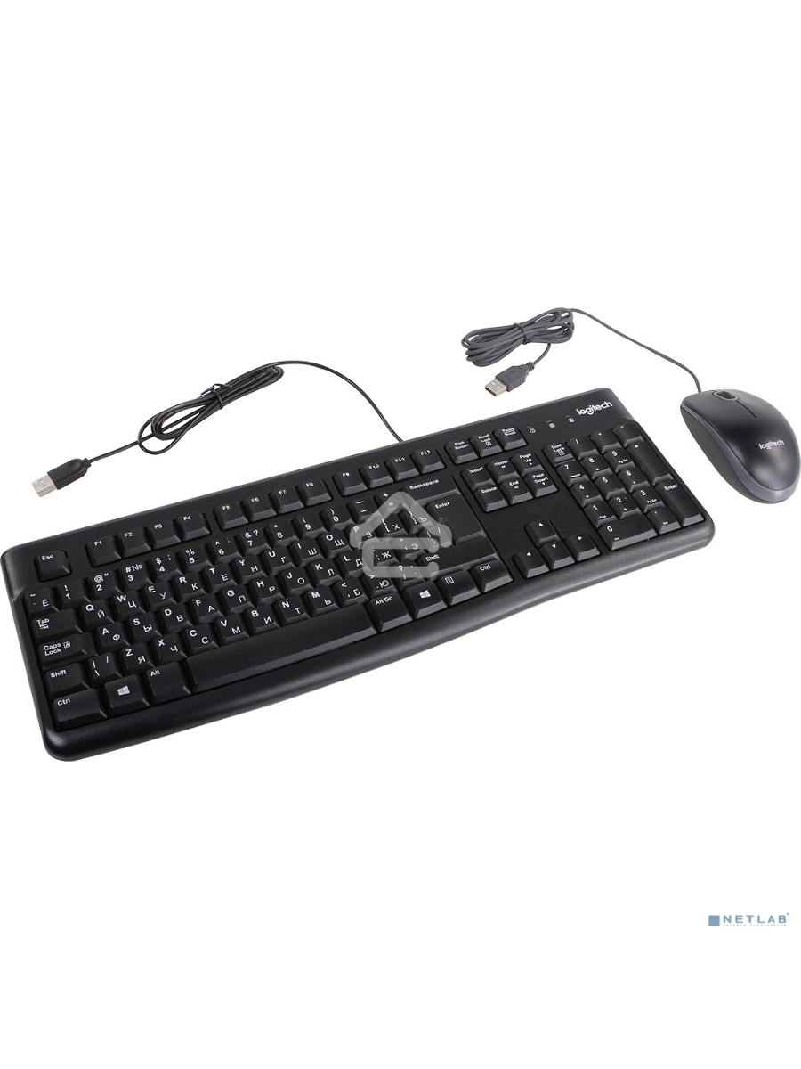 Клавиатура + мышь Logitech Desktop MK120 (русская раскладка)