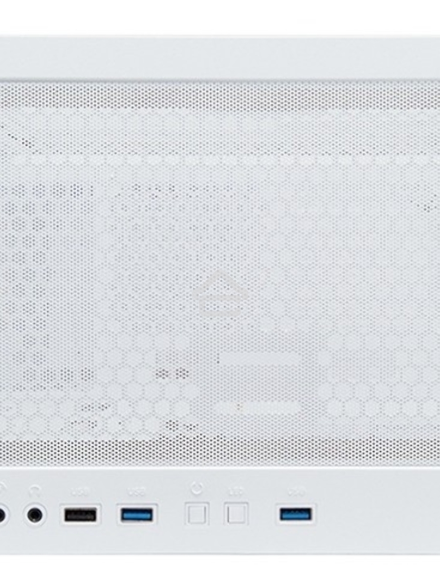Компьютерный корпус 1STPLAYER TRILOBITE T5 White / mATX, TG / 4x120mm LED fans inc. / T5-WH-4F1-W