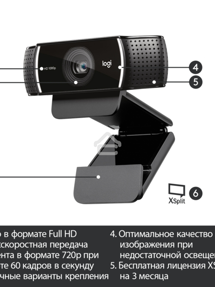 Цифровая камера Logitech C922 Pro Stream Webcam
