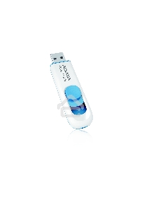 Флеш диск AData 16Gb C008 AC008-16G-RWE USB2.0 белый