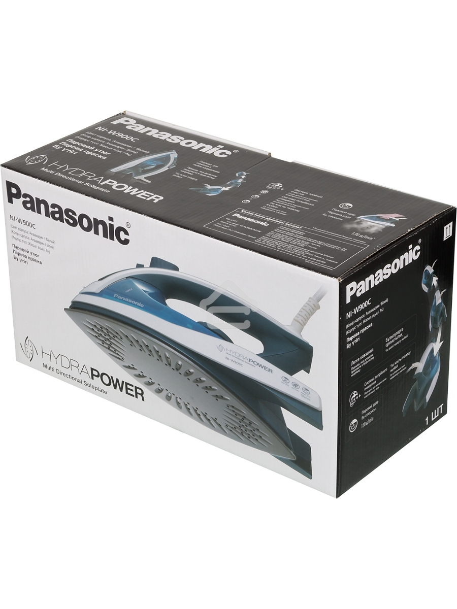 Утюг Panasonic NI-W900CMTW 2400Вт белый/голубой