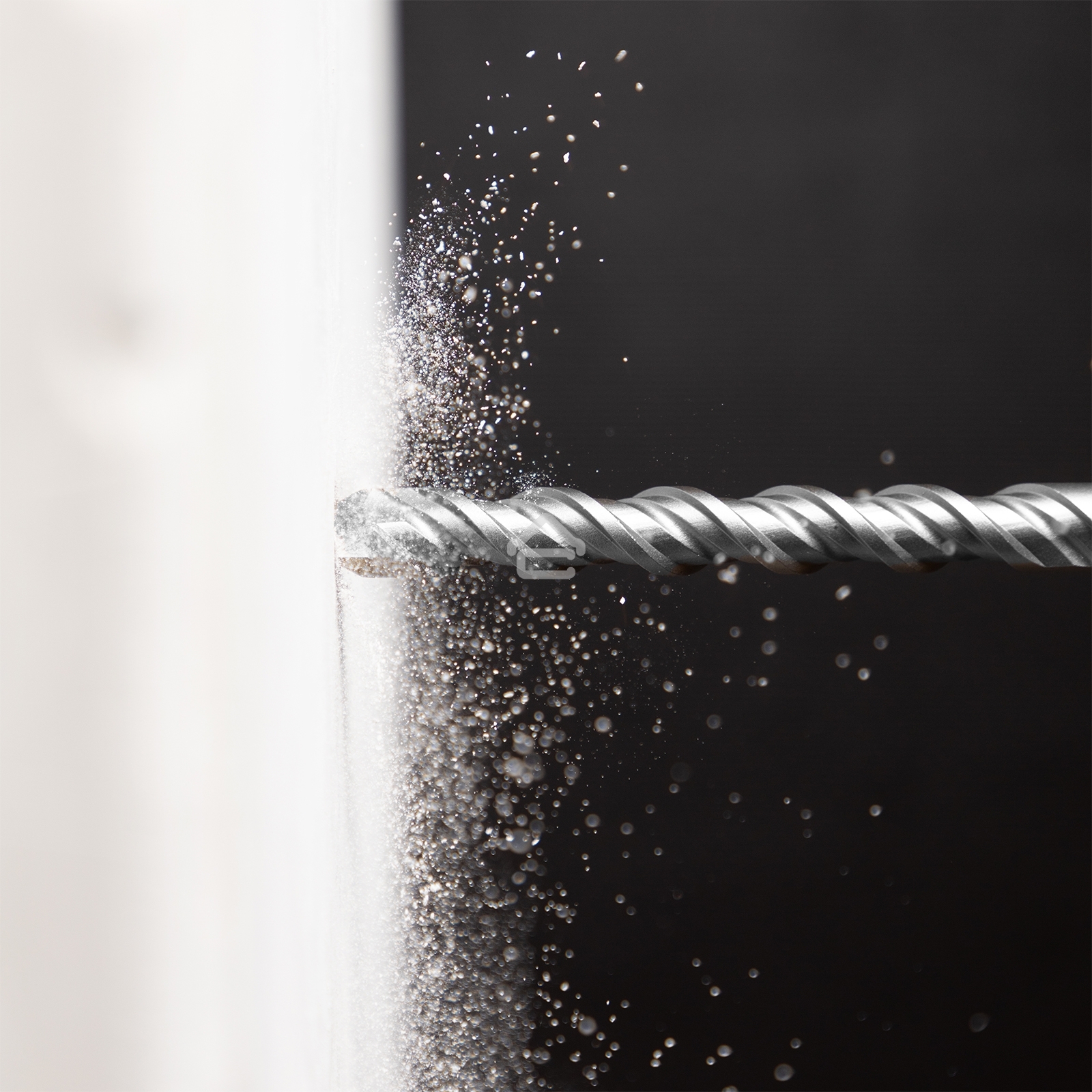 Бур по бетону Denzel двойная спираль, Cobalt W-tip, 20x310 мм, SDS PLUS