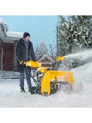 Бензиновая снегоуборочная машина SBL 711DT PRO, 420cc, гусеницы, эл.старт, блок. дифф.  Denzel