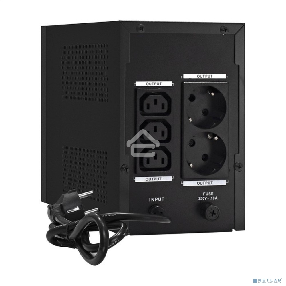 Источник бесперебойного питания ExeGate EX292801RUS SpecialPro UNB-1600.LED.AVR.2SH.3C13 <1600VA/950W, LED, AVR, 2*Schuko+3*C13, съемн.кабель, металлический корпус, Black>