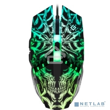 Мышь проводная Defender Prototype GM-670L черный, 2400 dpi, USB, кнопки - 6