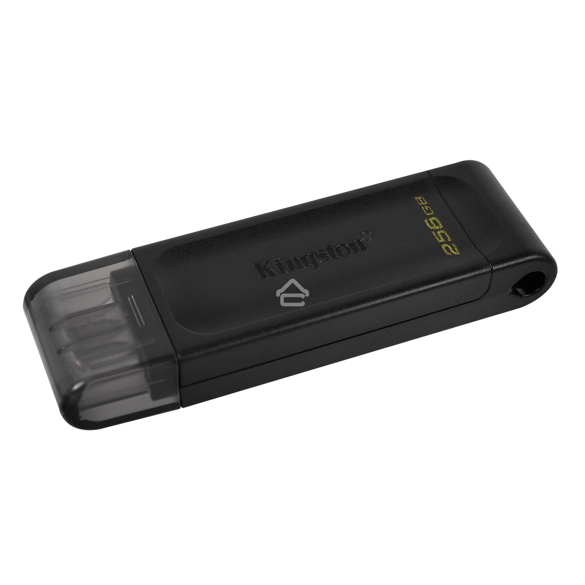Флешка USB R/W R/W Kingston 256Gb DataTraveler 70 DT70/256GB USB Type-C 3.2 черный