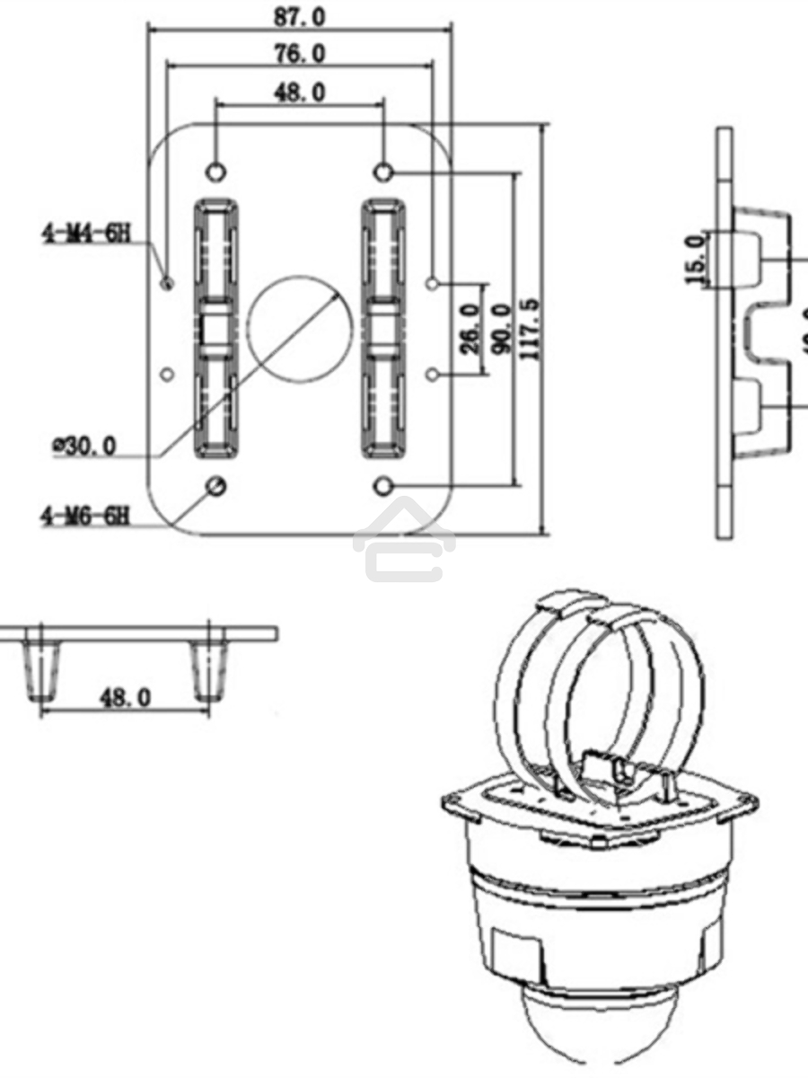 Крепление Dahua DH-PFA152-E