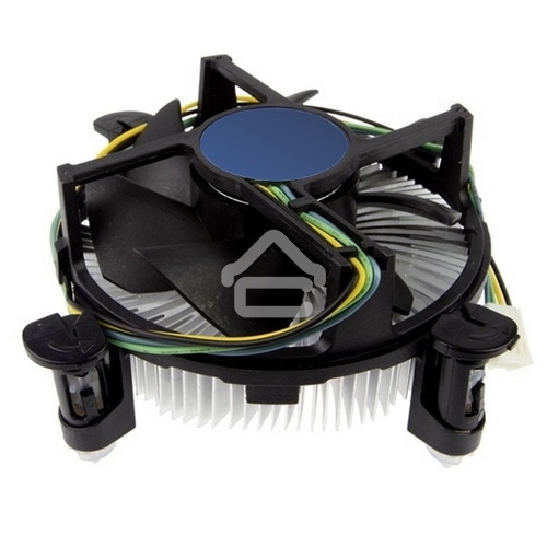 Кулер для процессора ACD серебристый, 90 мм, алюминий, 2300 об/мин, 23.5 дБ, 3 pin, 65 Вт, 44 мм