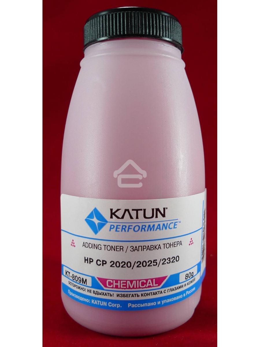 Тонер HP CP2020/2025/CM2320 Magenta, химический (фл.80г.) Katun фас. России
