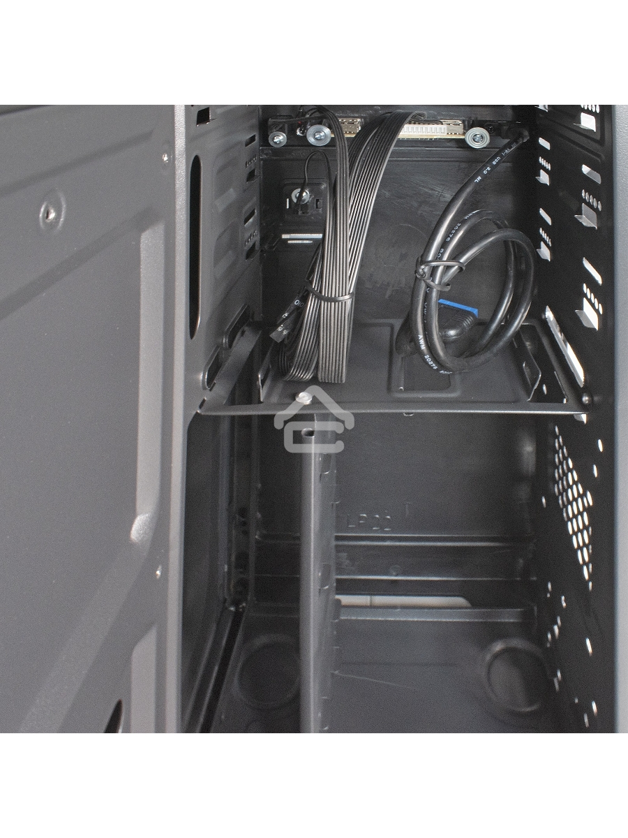 Корпус Miditower ExeGate XP-402U Black, ATX, <XP450, Black,120mm>, 2*USB+1*USB3.0, Audio