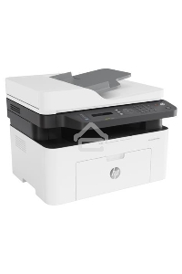 МФУ лазерный HP Laser MFP 137fnw (4ZB84A), A4, ч/б, печ. до 20 стр/мин., скан. до  15 стр/мин. (ч/б) 6 стр/мин. (цвет), 1200 x 1200 dpi (печать) 600x600dpi (скан.), USB, RJ-45, Wi-Fi, Air Print, Mopria