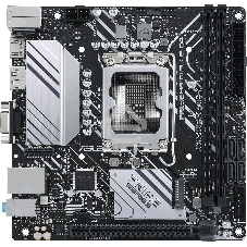 Материнская плата ASUS PRIME H610I-PLUS D4-CSM, LGA 1700, Intel H610, 2xDDR4, 4xSATA, 1xM.2 PCIe 3.0 x4, 1xPCIe 4.0 x16, 1xHDMI, 1xDP, 1xVGA, 2xUSB-A 3.2 Gen 1, 2xUSB-A 2.0, 1x 1Gb LAN, 3x3.5 мм, 7.1, Mini-ITX