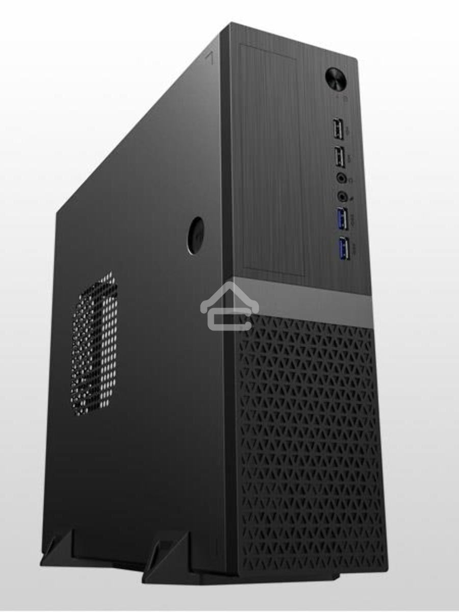 Компьютерный корпус Foxline FL-211-TFX300S с блоком питания 300Вт, mATX case, black, w/PSU TFX 300W, w/2xUSB2.0+2xUSB3.0, w/pwr cord, w/ 8cm FAN