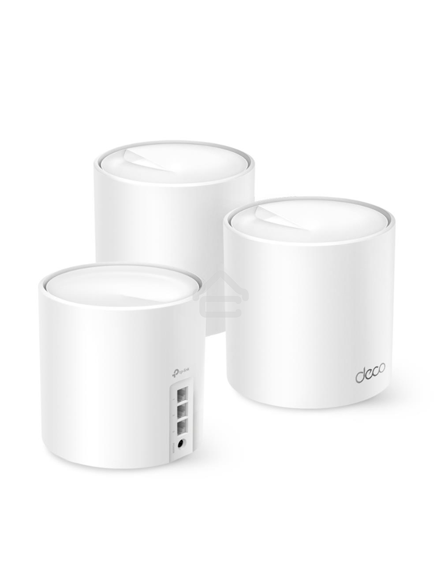 Бесшовный Mesh роутер TP-Link Deco X50(3-Pack) AX3000 10/100/1000BASE-TX (упак.:3шт)