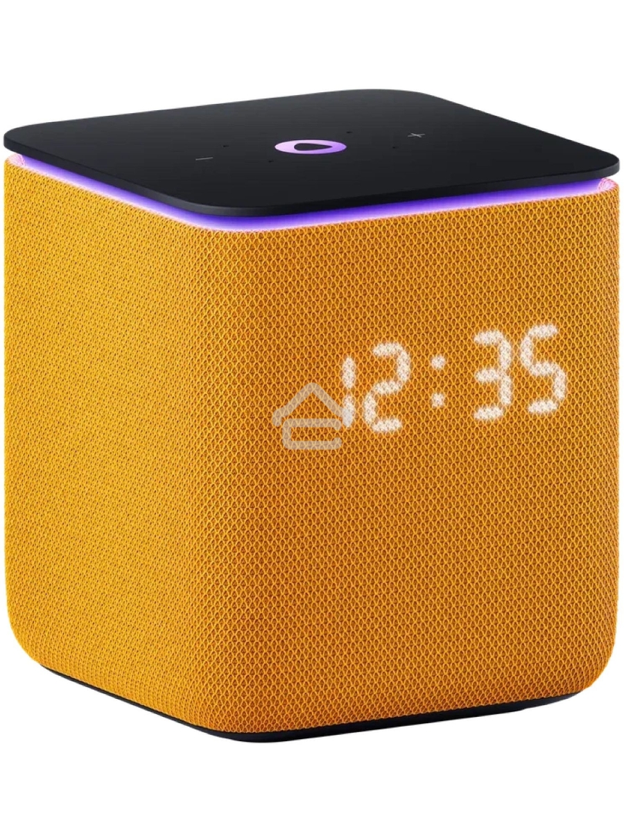 Умная колонка Яндекс Станция Миди, ZigBee, 24Вт, с голосовым ассистентом Алиса на YaGPT, оранжевый