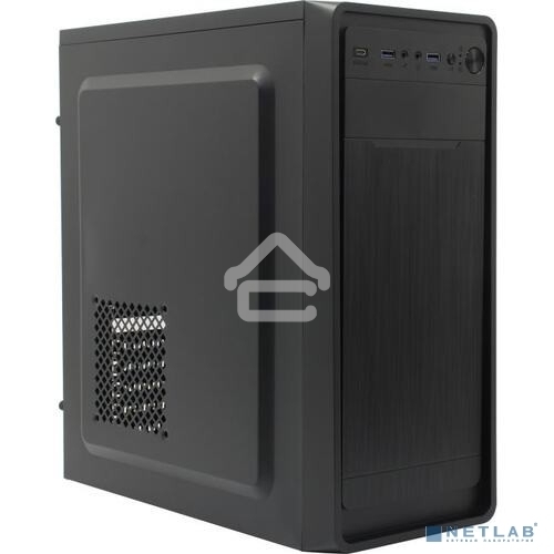 Компьютерный корпус Miditower ExeGate XP-332UC-XP500 (ATX, XP500 с вент. 12см, 2*USB 3.0/1*TypeC, аудио, черный)