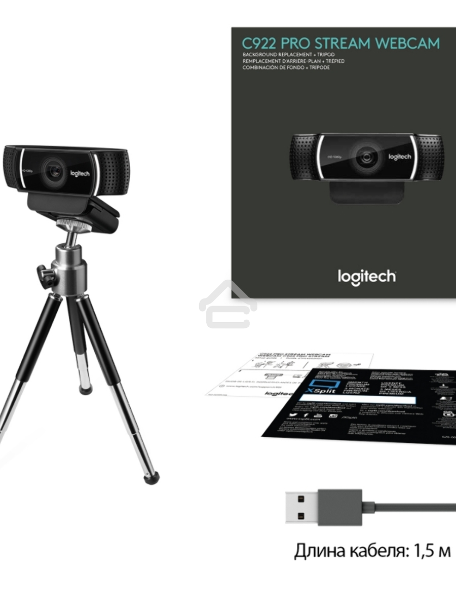 Цифровая камера Logitech C922 Pro Stream Webcam
