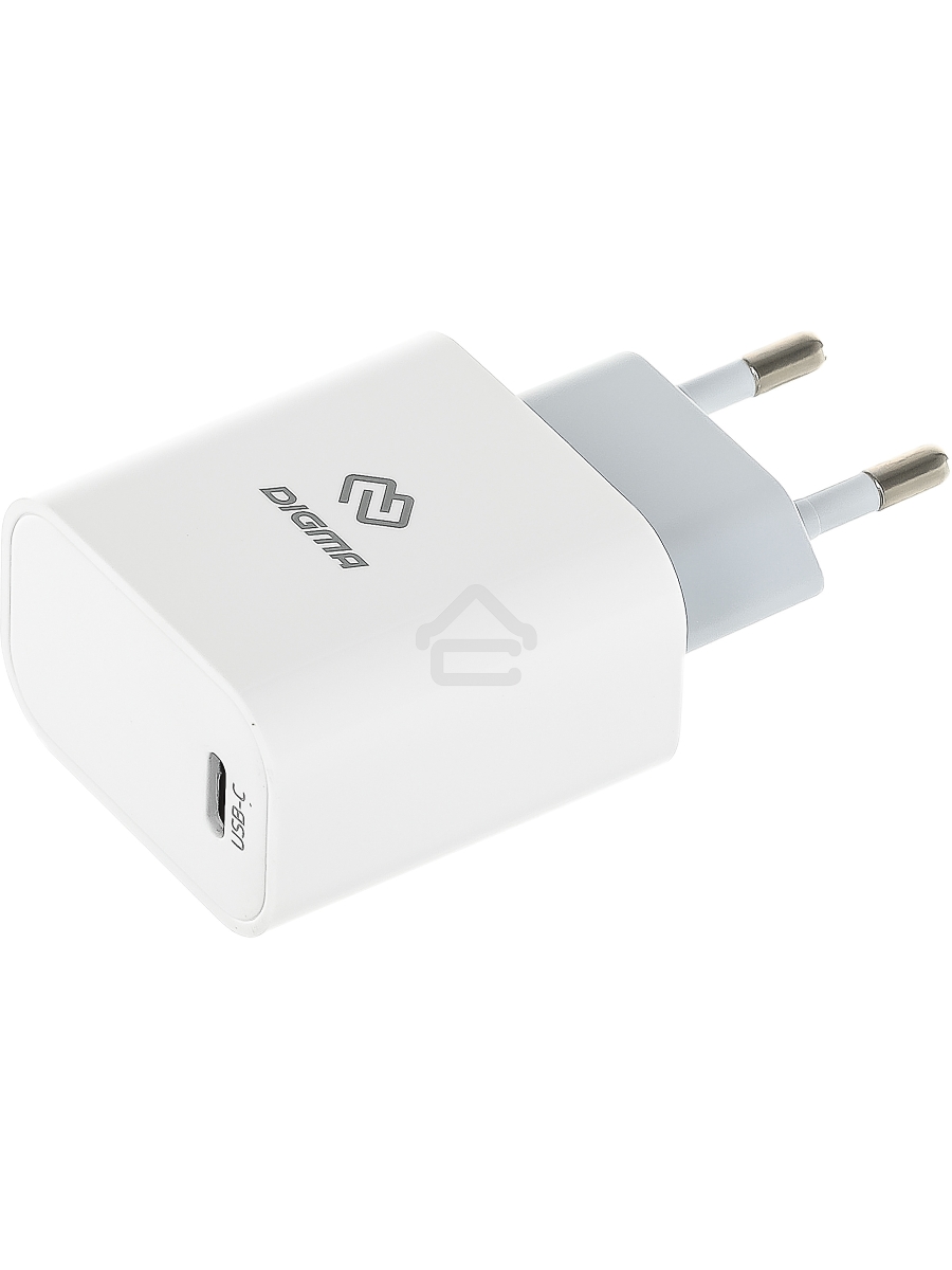 Сетевое зарядное устройство Digma DGW3C 3A PD белый