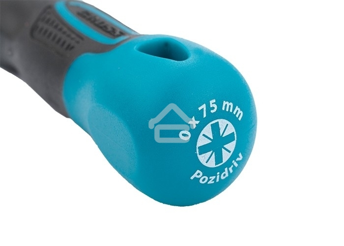 Отвертка Gross 12155 PZ0 x 75 мм S2, трехкомпонентная ручка