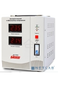 Стабилизатор напряжения Powerman AVS 3000D White (3000ВА, 16А, КПД 98%,циф. индикация вх./вых. напряж.)