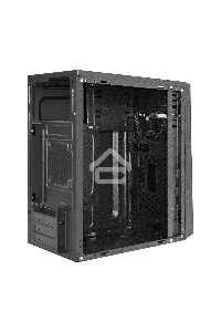 Компьютерный корпус Minitower ExeGate EX283056RUS BAA-106 Black, mATX, <без БП>, 2*USB, Audio