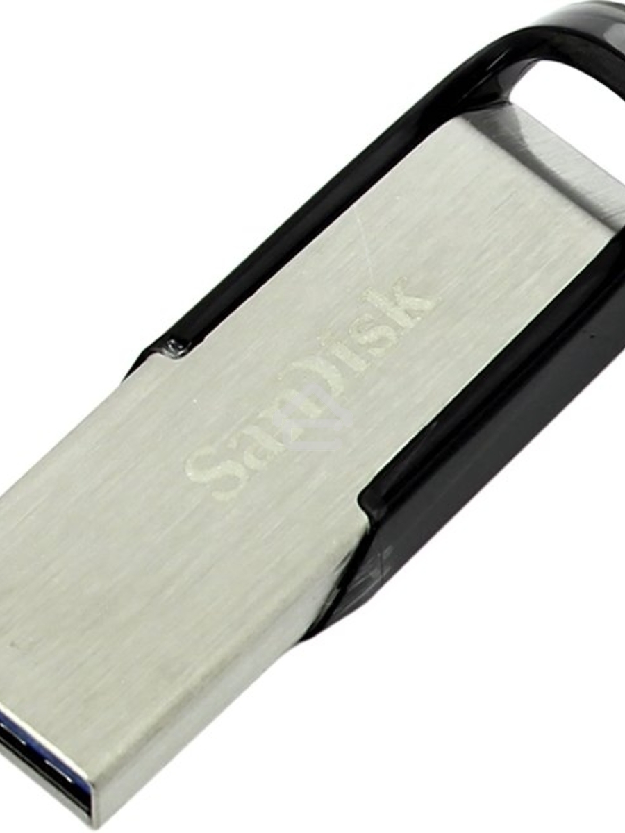 Флеш диск Sandisk 64Gb Cruzer Ultra Flair SDCZ73-064G-G46 USB3.0 серебристый/черный