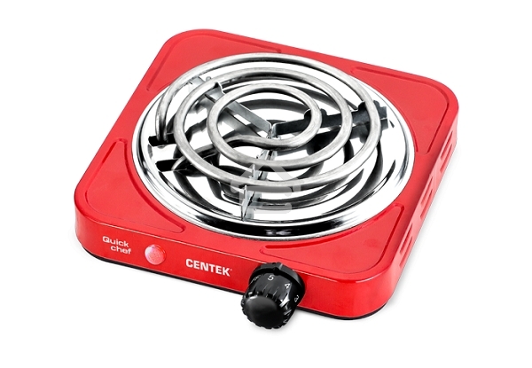Плита настольная электрическая Centek CT-1508 красный