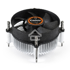 Кулер для процессора ExeGate EK-11508.PWM серебристый/черный, 90 мм, алюминий, 2600 об/мин, 23.5 дБ, 4 pin, 75 Вт, 60 мм