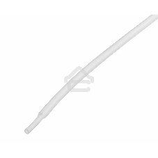 Термоусаживаемая трубка Rexant 1,5/0,75 мм, белая, упаковка 50 шт. по 1 м