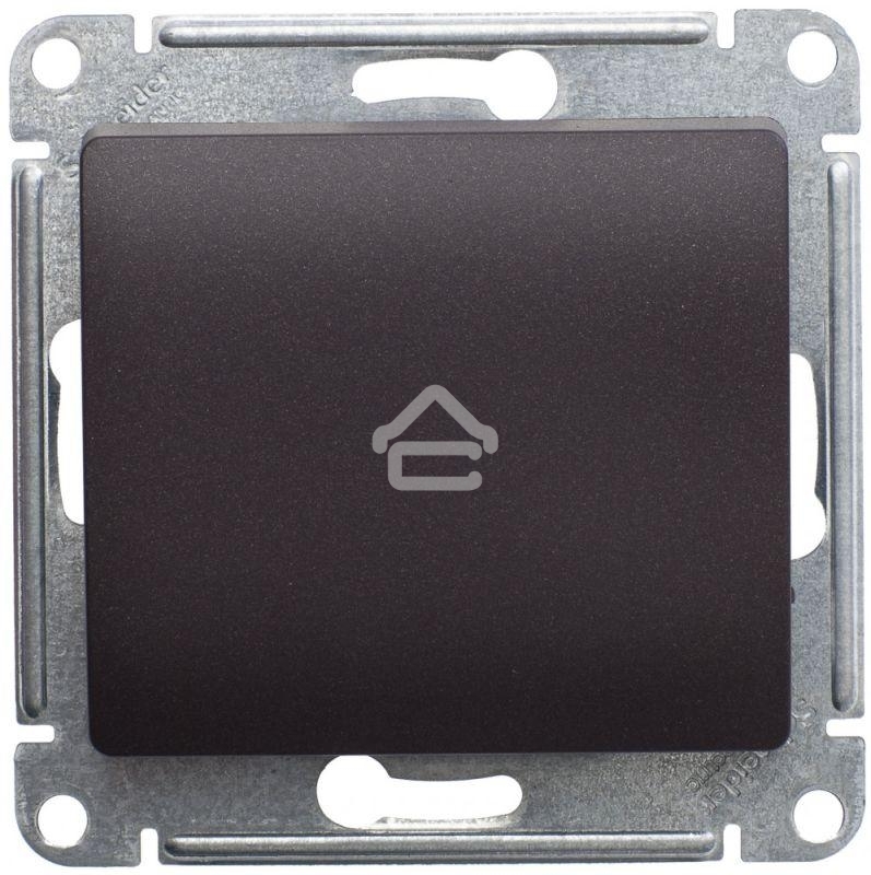 Механизм переключателя 1-кл. Glossa сх. 6 10AX шоколад SchE GSL000861