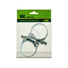 Хомуты металлические Сибртех, силовые 48-51 мм, ширина 22 мм, шарнирные, W1, 2 шт.