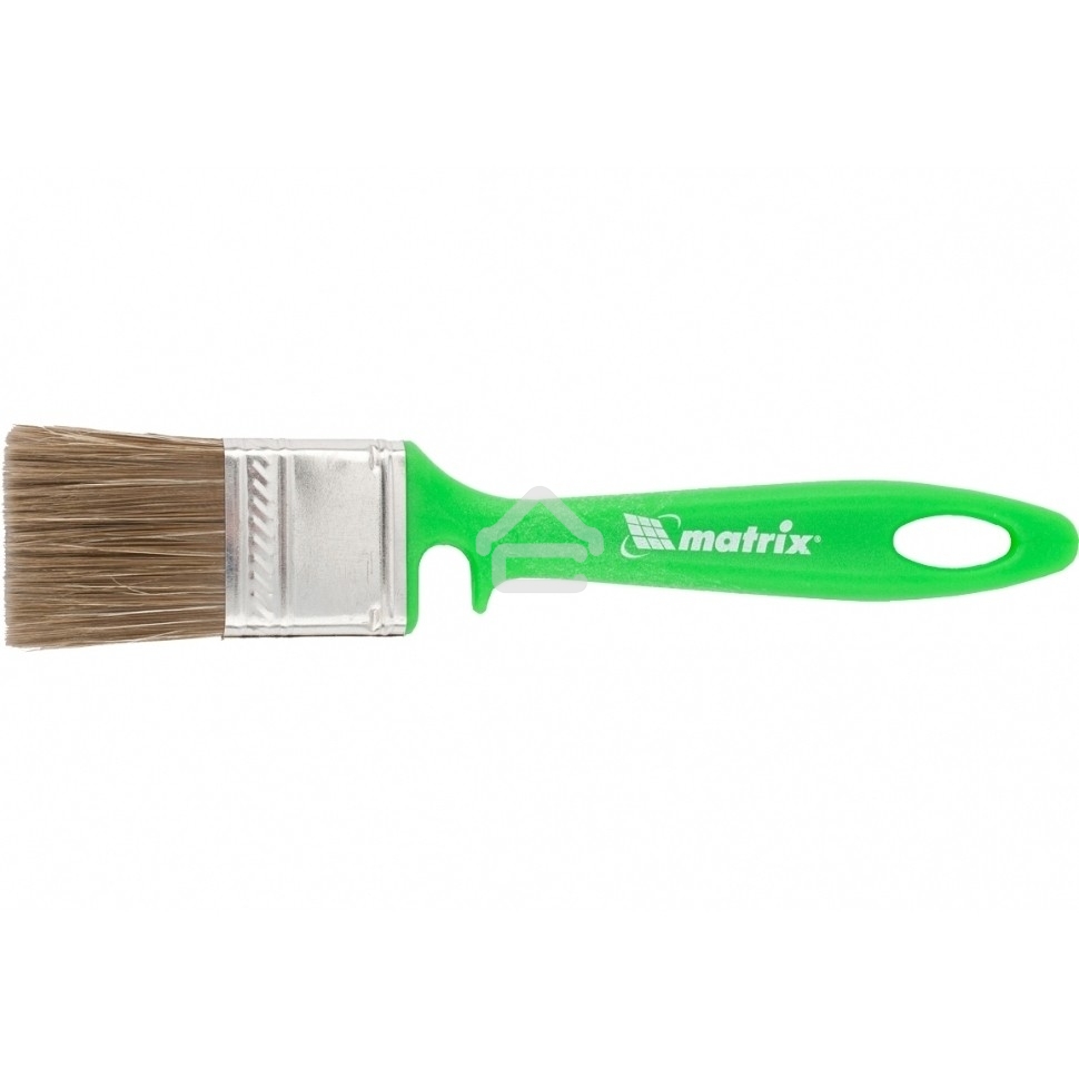 Кисть плоская Matrix 35 мм, смешанная щетина, пластиковая рукоятка, для работ по дереву