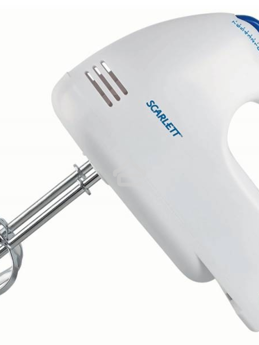 Миксер ручной Scarlett SC-HM40S03 200Вт белый/синий