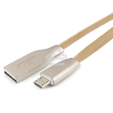 Кабель USB2.0 Cablexpert CC-G-mUSB01Gd-1M, AM/microB, серия Gold, длина 1м, золотой, блистер