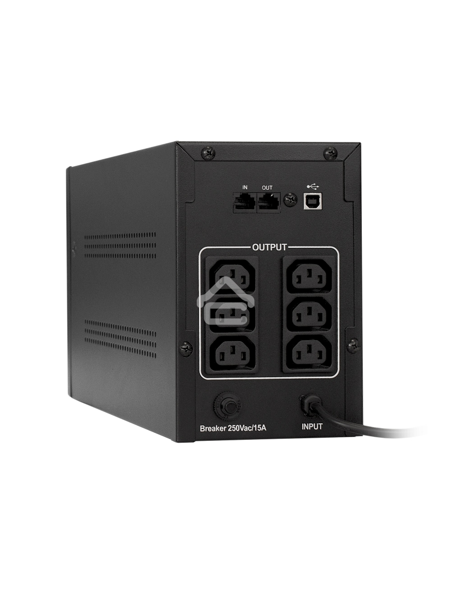 Источник бесперебойного питания ExeGate EP285492RUS SpecialPro Smart LLB-1200.LCD.AVR.C13.RJ.USB <1200VA/750W, LCD, AVR, 6*IEC-C13, RJ45/11, USB, Black>