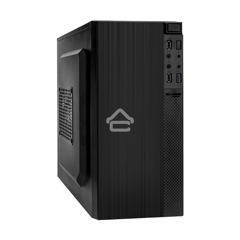 Компьютерный корпус Minitower Exegate BAA-104U Black, mATX, <без БП>, 2*USB+1*USB3.0, Audio