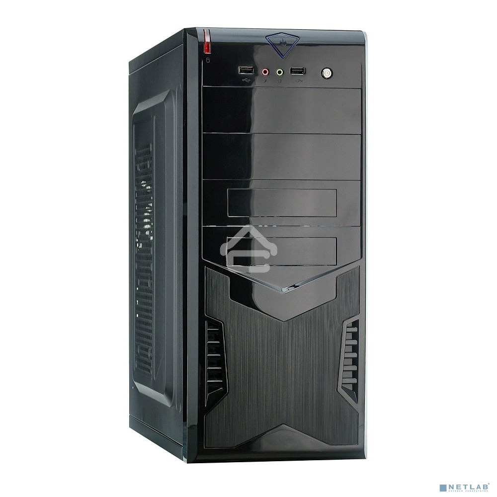 Компьютерный корпус Exegate EX280388RUS Miditower Exegate CP-604 Black, ATX, <CP450W, 80mm>, 2*USB, Audio