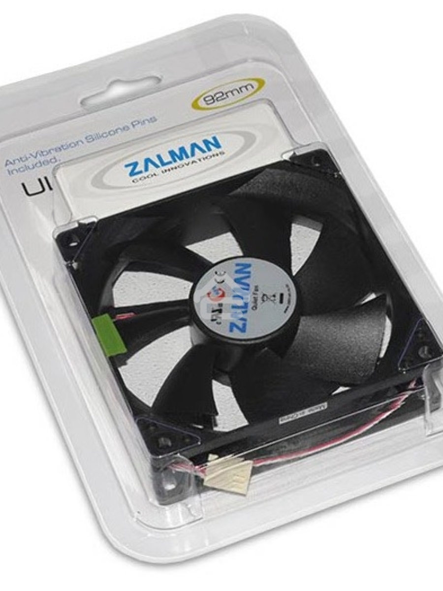 Вентилятор для корпуса Zalman ZM-F2 PLUS (SF) черный, 92 мм, 1500 об/мин, 23 дБ, 3 pin