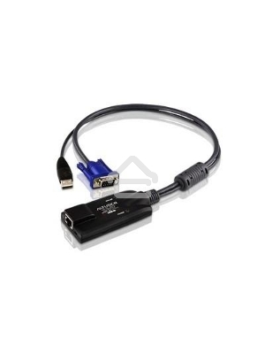Модуль удлинителя VGA+K/M USB  ATEN (KA7570-AX) 40 метр., 1xUTP Cat5e, для подкл. комп. к перекл. KH15xxA/KH15xxAi/KL15xxA/KL15xxAi/KH25xxA, макс.разр