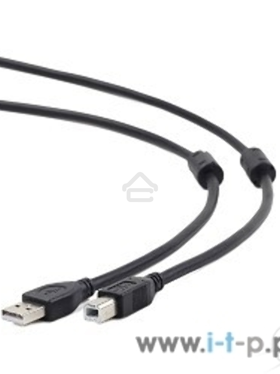 Кабель Gembird/Cablexpert CCF2-USB2-AMBM-15 USB 2.0 Pro Кабель , AM/BM, 4.5м, экран,2феррит.кольца, черный, пакет