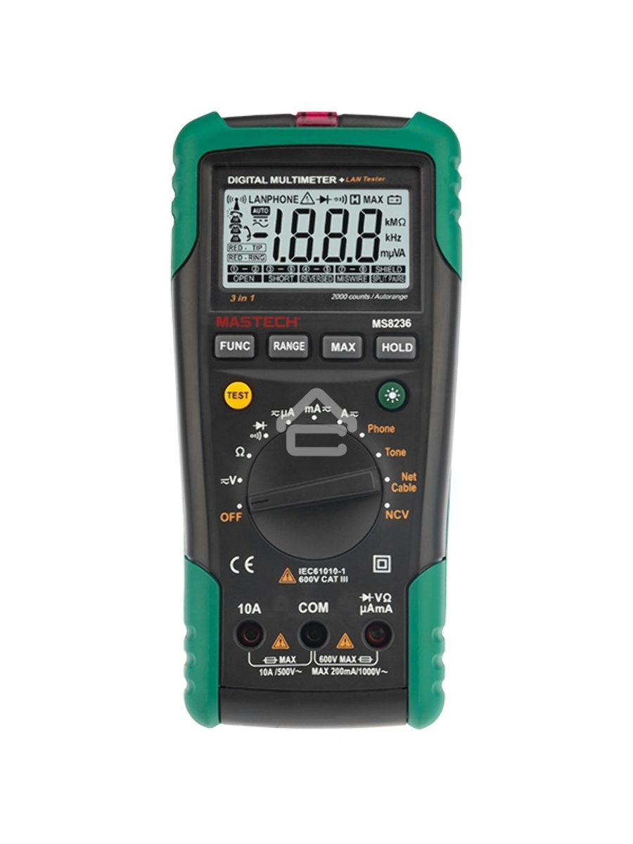 Профессиональный мультиметр-трассоискатель MS8236 MASCTECH