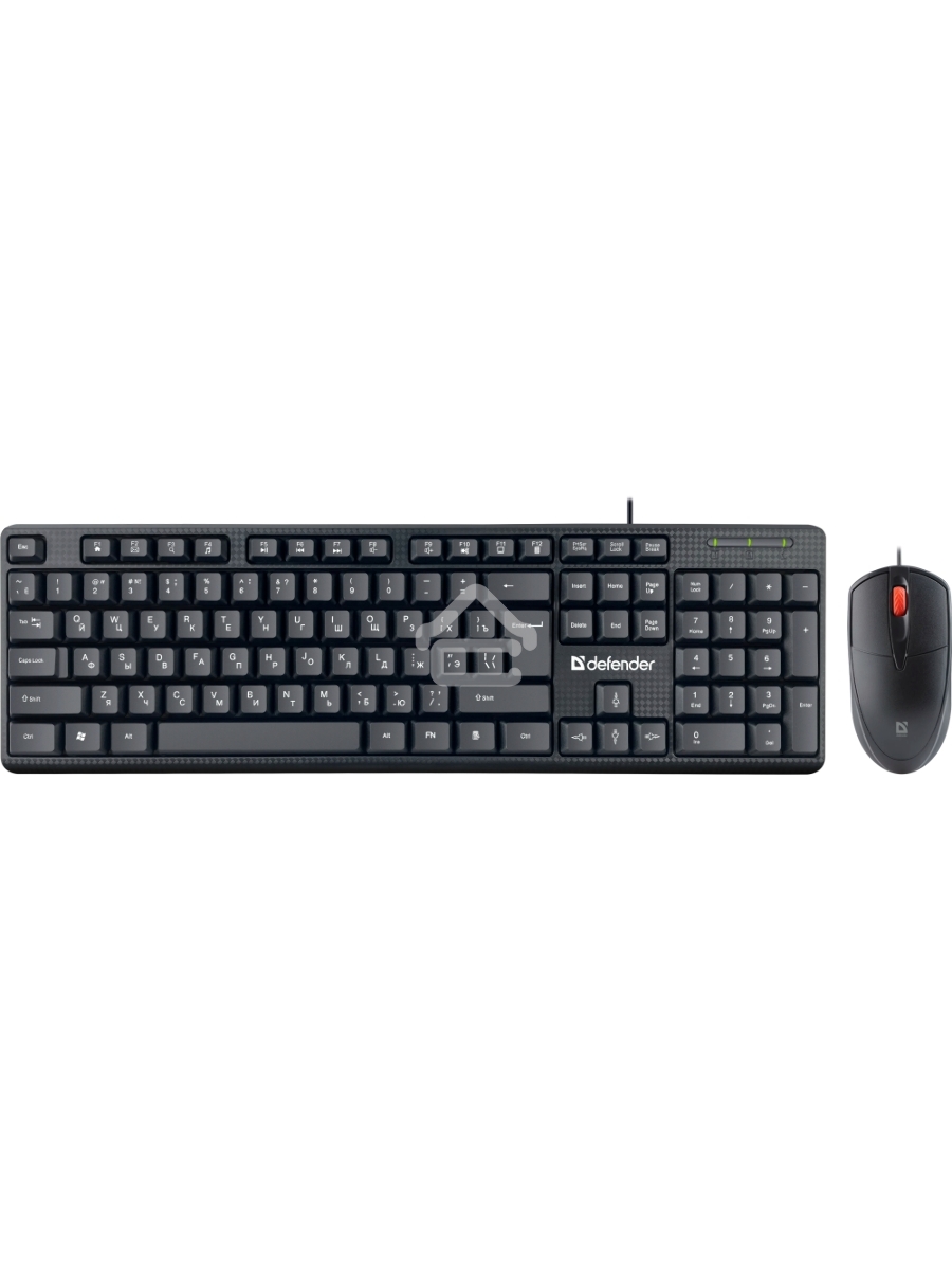 Клавиатура + мышка Defender LINE C-511 RU BLACK