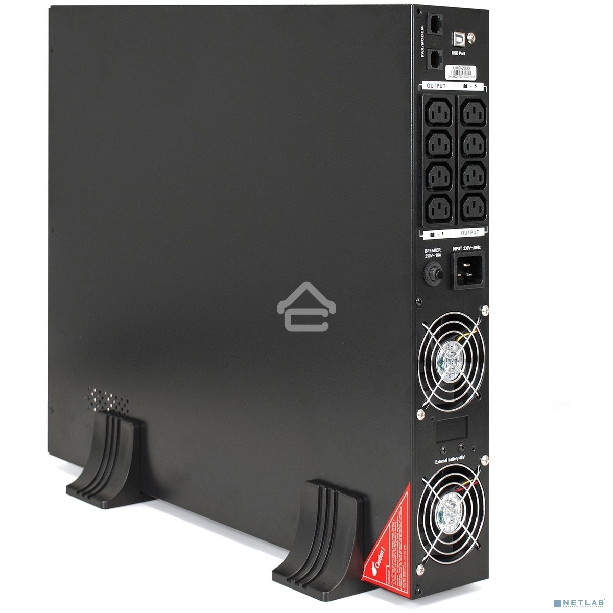Источник бесперебойного питания Pure Sine Wave ExeGate SinePower UHB-2000.LCD.AVR.C13.RJ.USB.2U <2000VA/1600W,8*C13,RM/Tower>