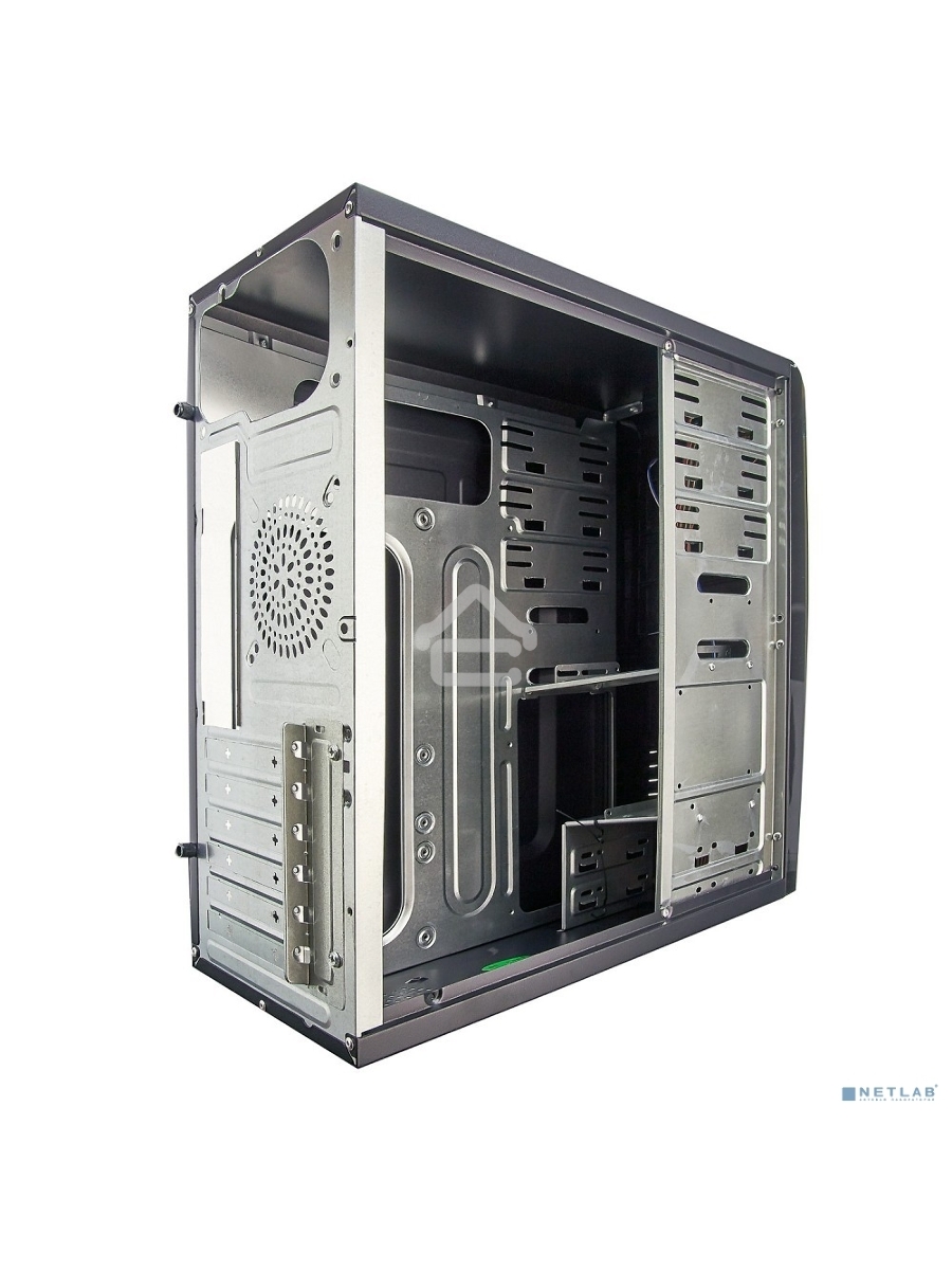 Компьютерный корпус Exegate EX280388RUS Miditower Exegate CP-604 Black, ATX, <CP450W, 80mm>, 2*USB, Audio