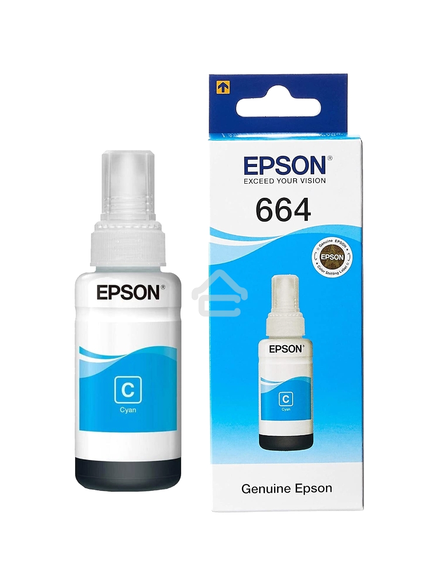 Чернила для EPSON C13T66424A Epson L100 (cyan) 70 мл